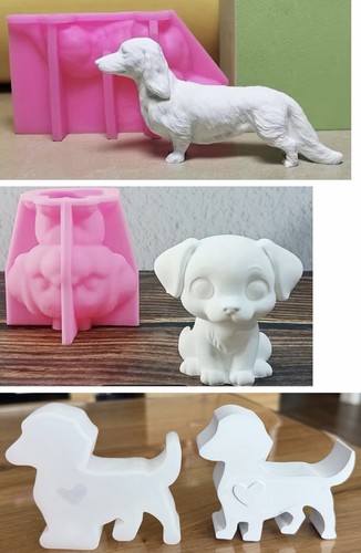 Silikonformen hunde 3d - 3,