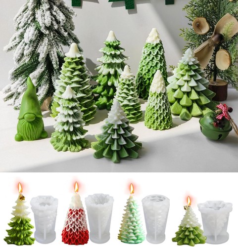Kerzenform silikon tannenbaum - silikon,