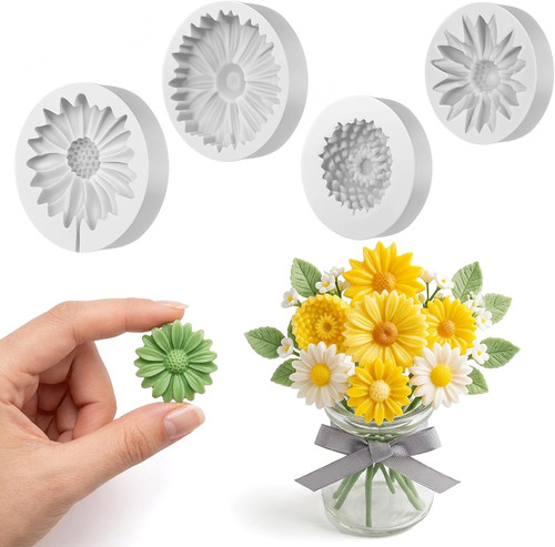 Silikonformen blumen set für - silikonformen,