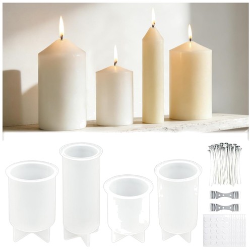 Kerzenform silikon set diy - kerzenform,