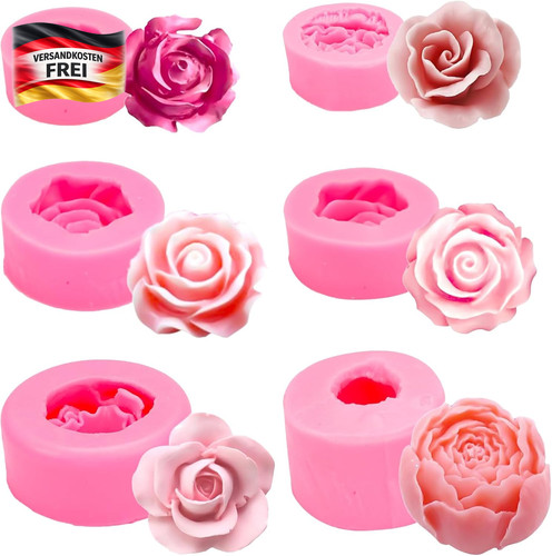 Silikonform set für blumen - silikonform,
