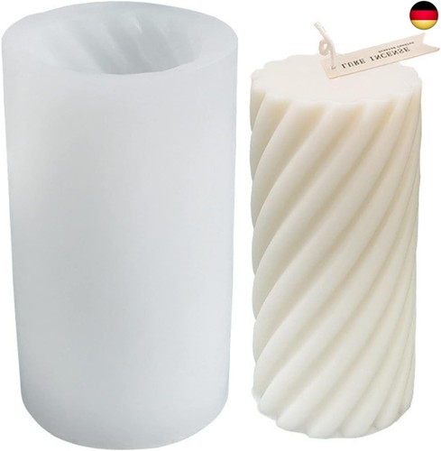 Kerzengießform spiral - 3d,