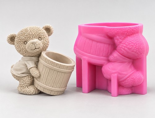 Silikonform teddy mit - mit, –