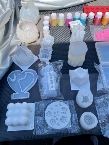 Großes kerzen resin set - &, 29