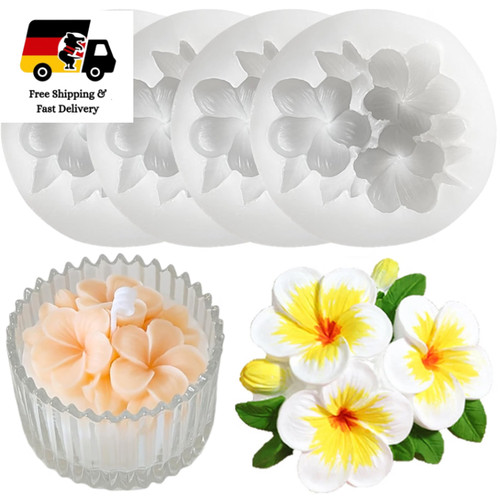 Blumen silikonformen stück - 4,