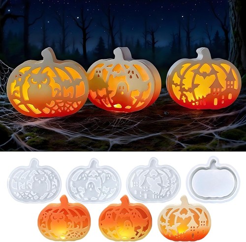 Halloween silikonform kürbis - halloween,