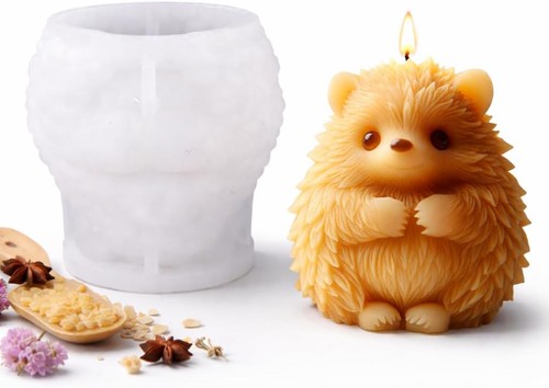 Igel kerzenform - 3d,