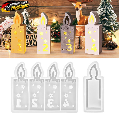 Silikonform adventskranz - silikonform,